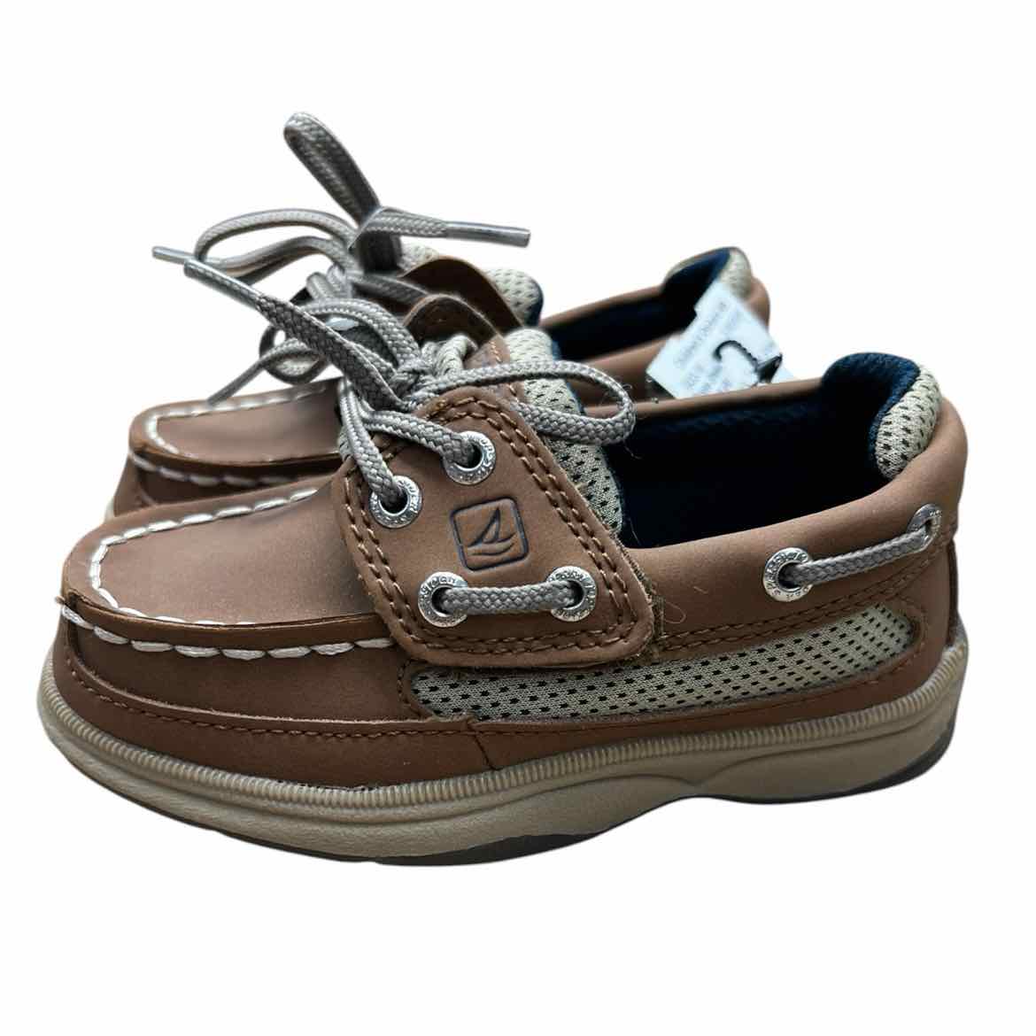 Sperry (A) Brown Toddler Shoe Size 7 (Toddler) Boy's Dress Shoes