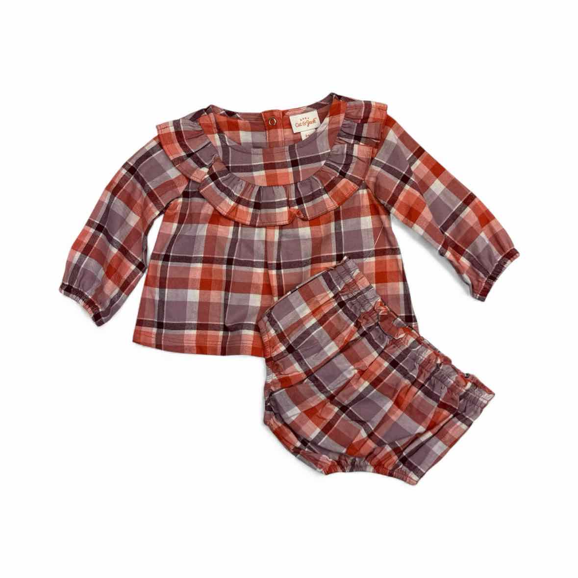 Cat and Jack (D) Multi-Color Infant Size 3-6 MO 2PC Casual