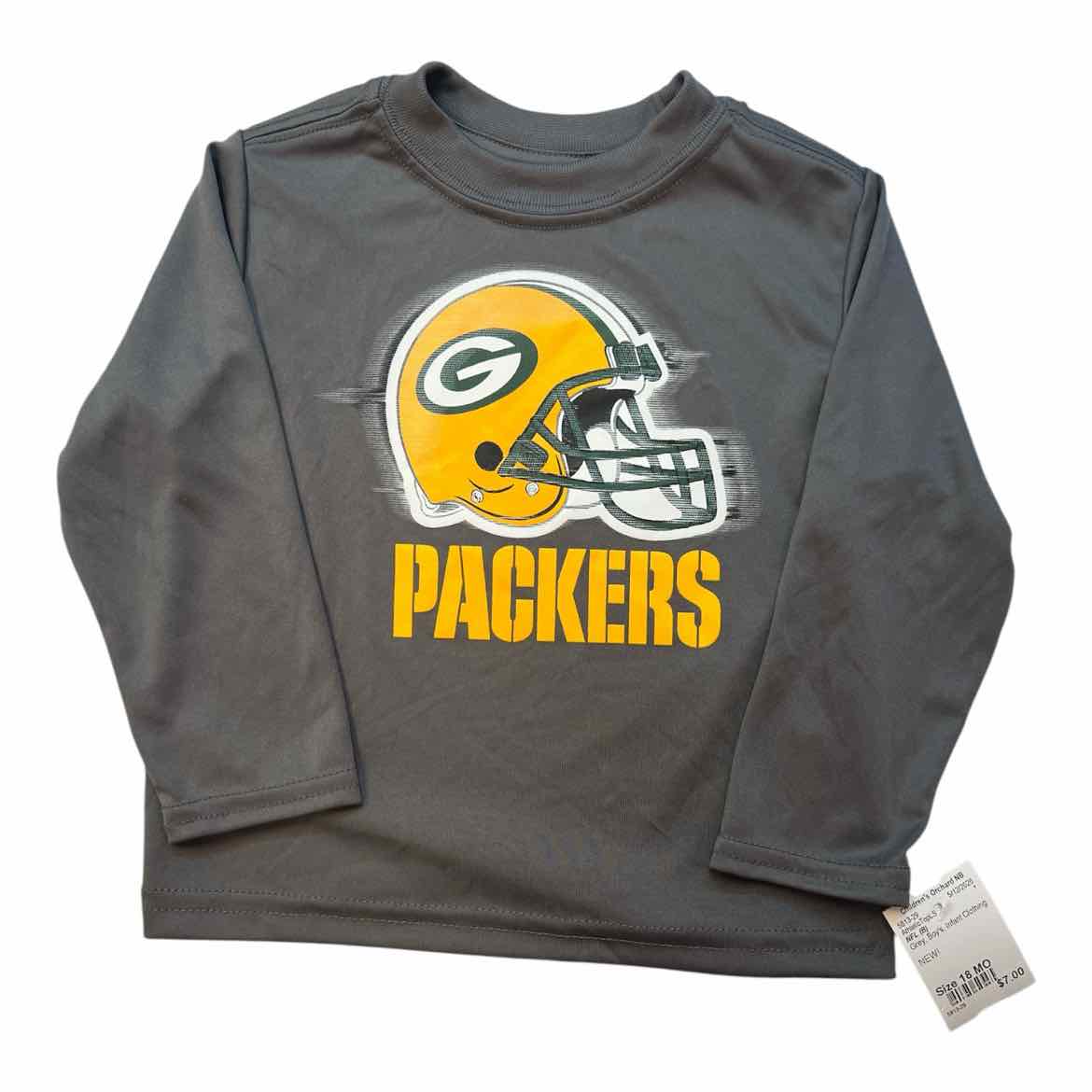 NFL (B) Grey Infant Size 18 MO Boy's AthleticTopLS
