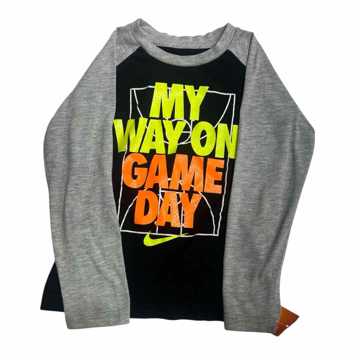Nike (B) Black Toddler Size 5T Boy's LSTop