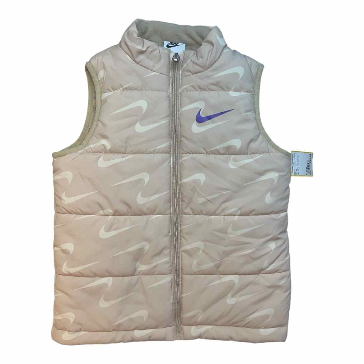 Nike (B) Tan Youth Size 6 Girl's Vest