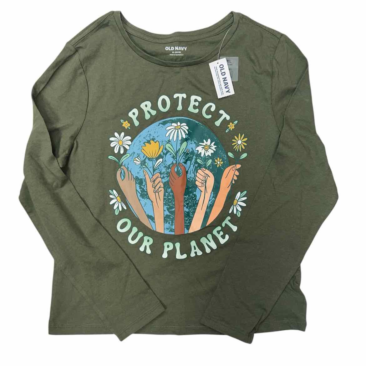 Old Navy (C) Gold Youth Size 14-16 Girl's LSTopBasic