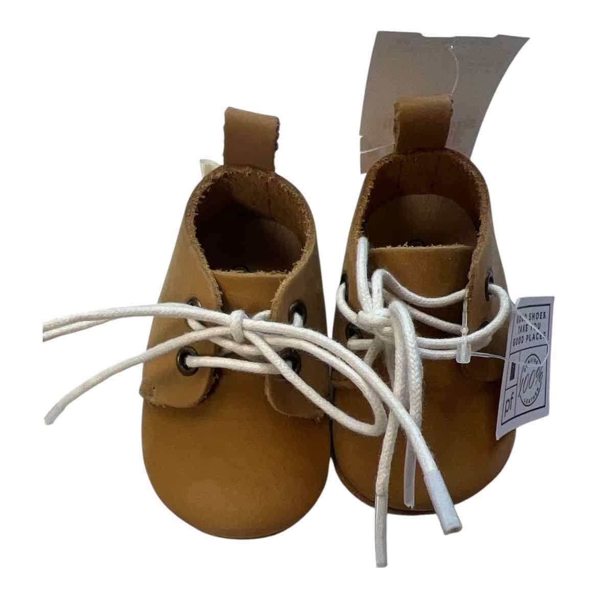 B Brand Infant Shoe Size 1 (Infant) Tan Boy's Casual Shoes