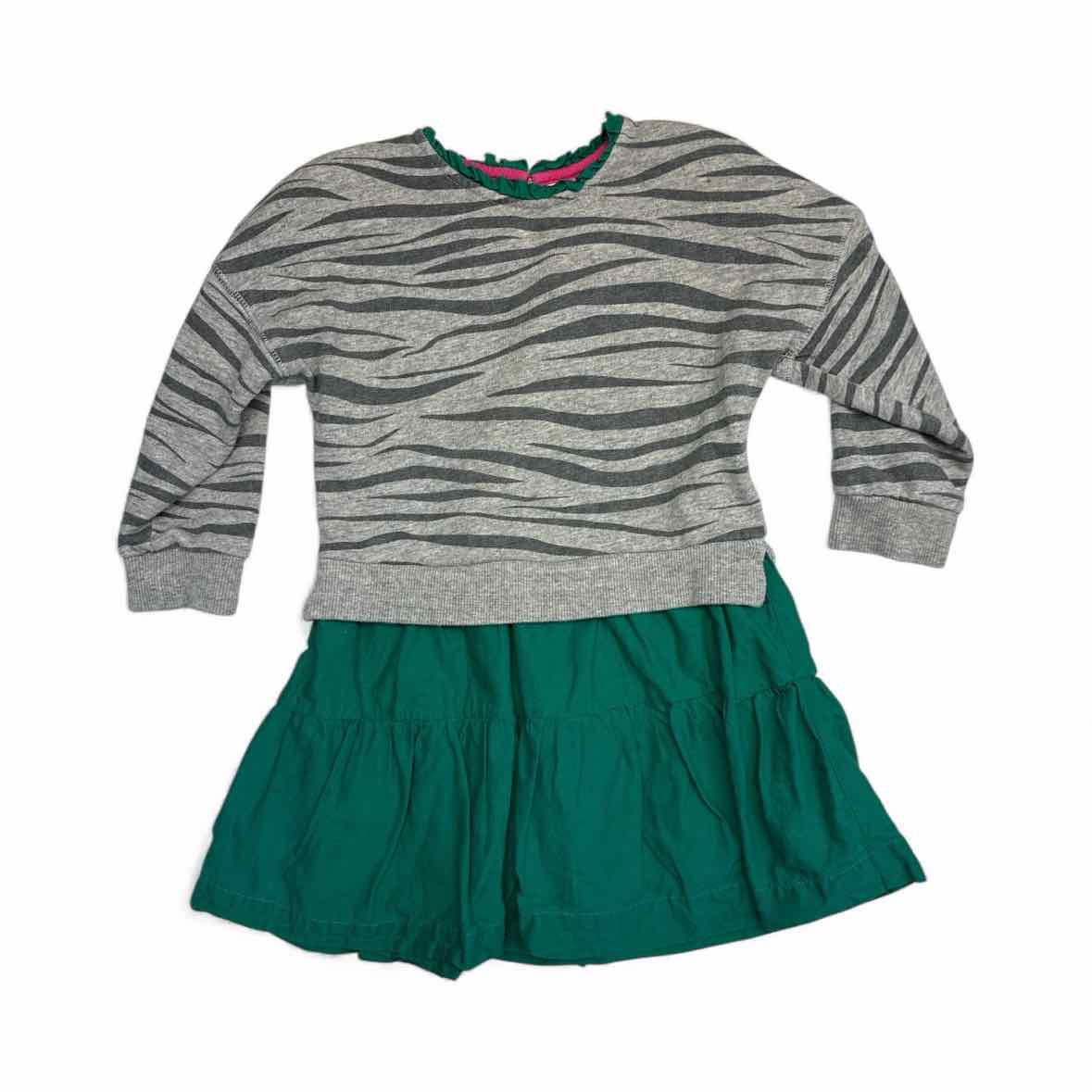 Mini Boden (A) Grey Toddler Size 3-4 CasualDress