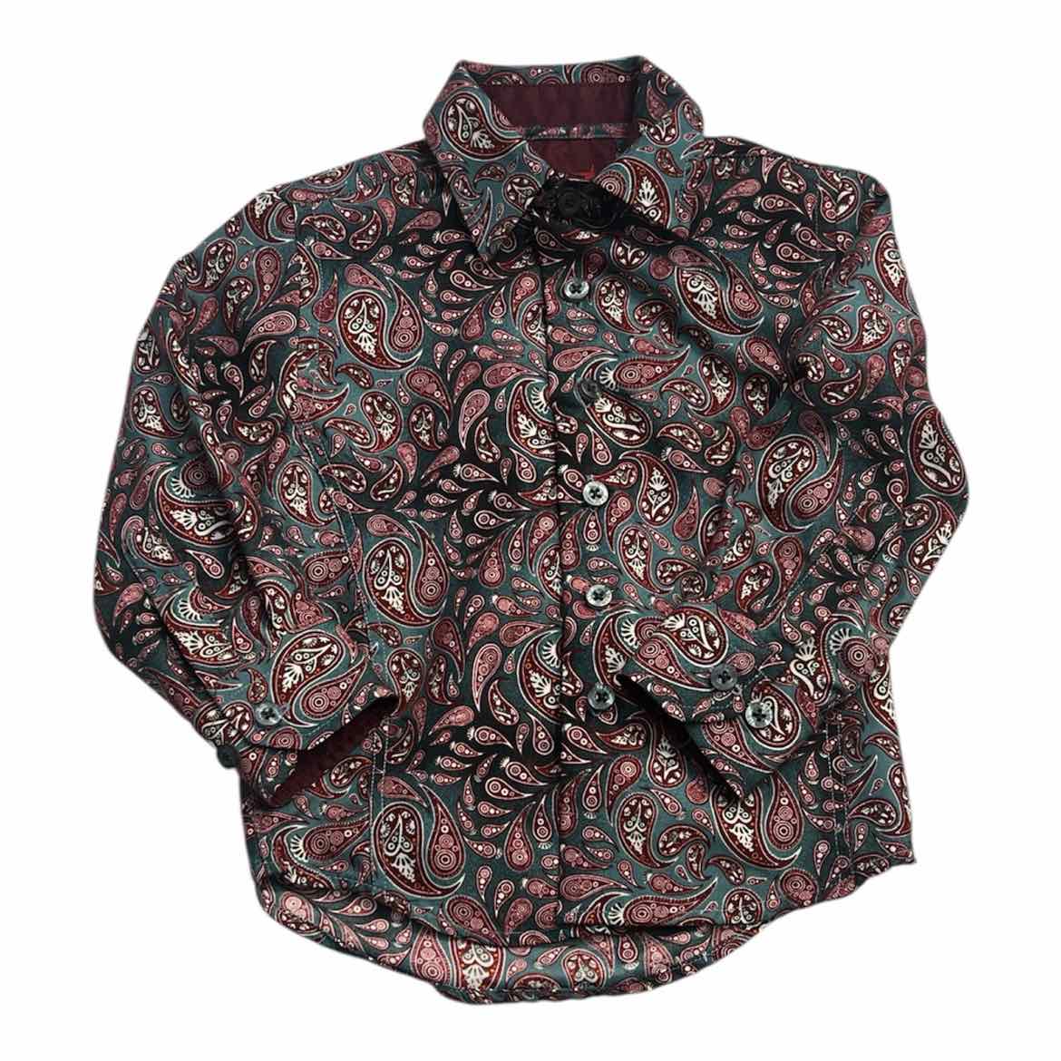 C Brand Maroon Toddler Size 2-3 ButtondownLS