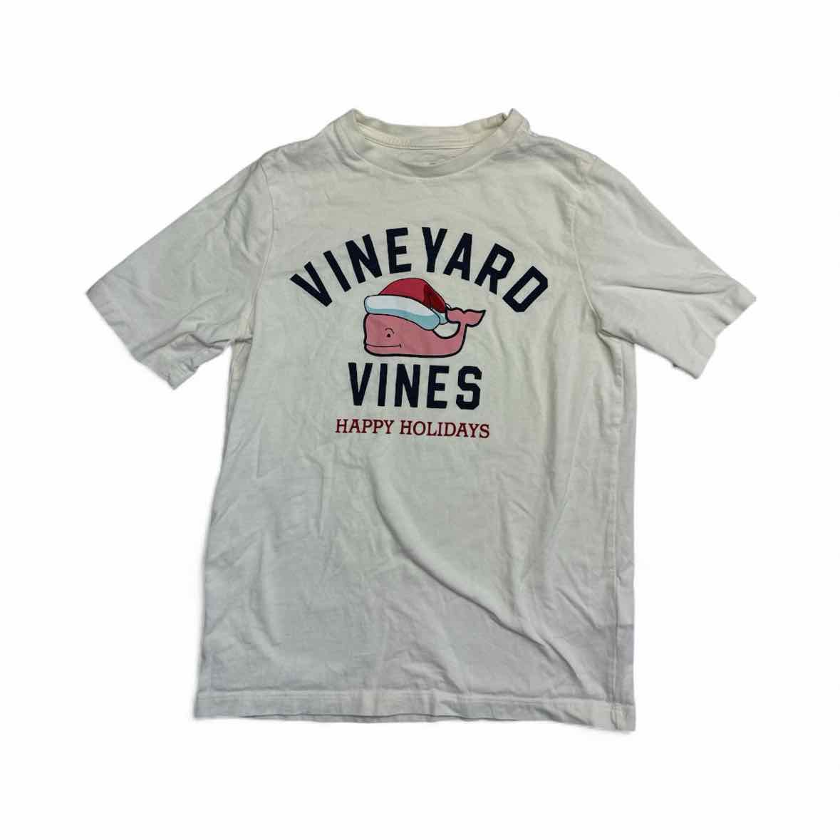 Vineyard Vines (A) White Youth Size 7-8 SSTopBasic