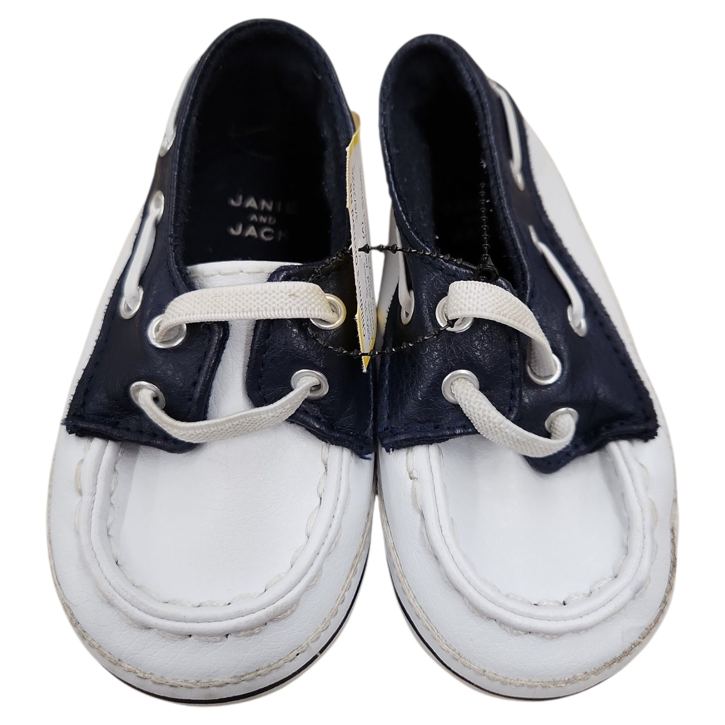Janie and Jack (A) Infant Shoe Size 4 (Infant) Navy Boy's Casual Shoes
