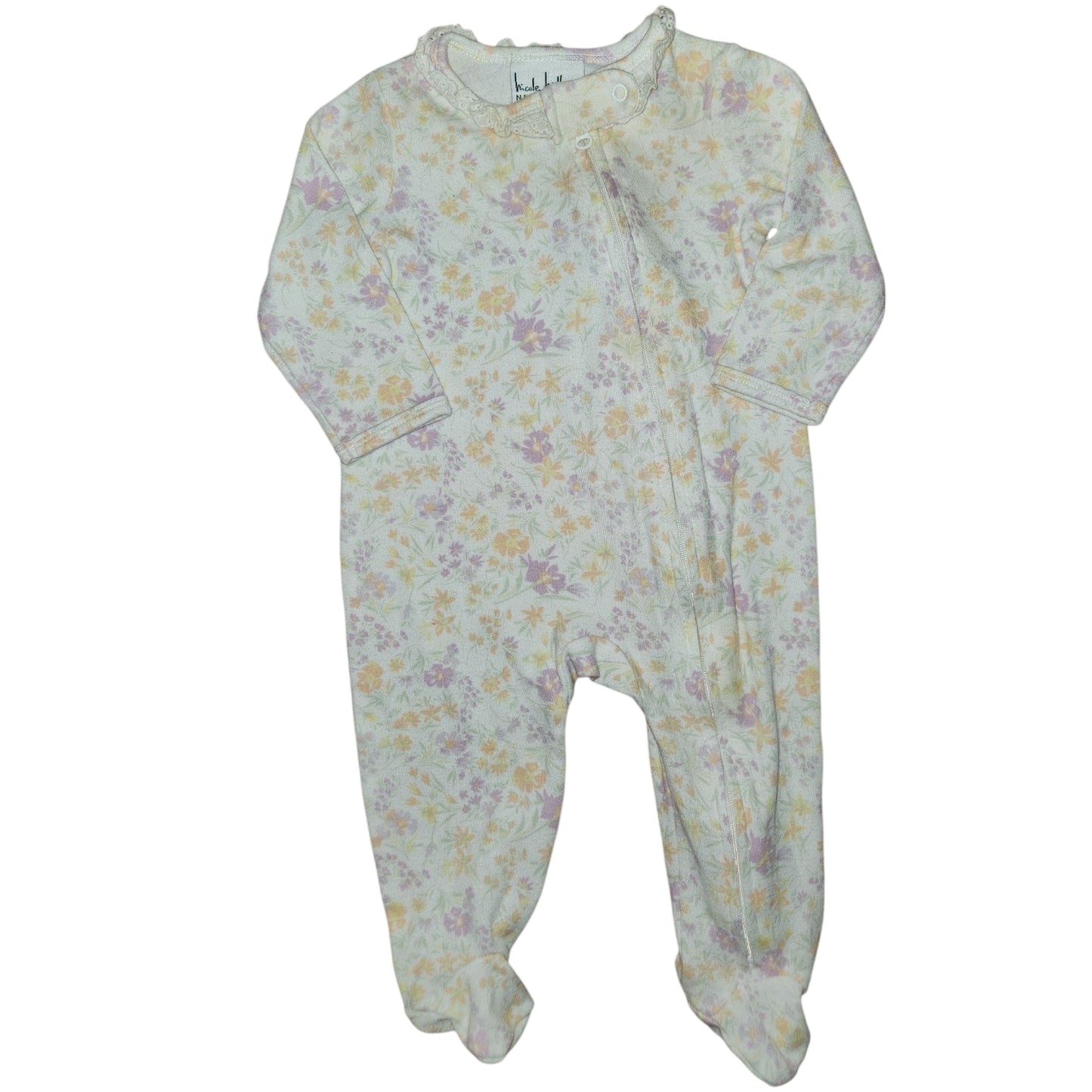 Nicole Miller (B) Yellow Print Infant Size 3-6 MO Girl's 1PC Casual
