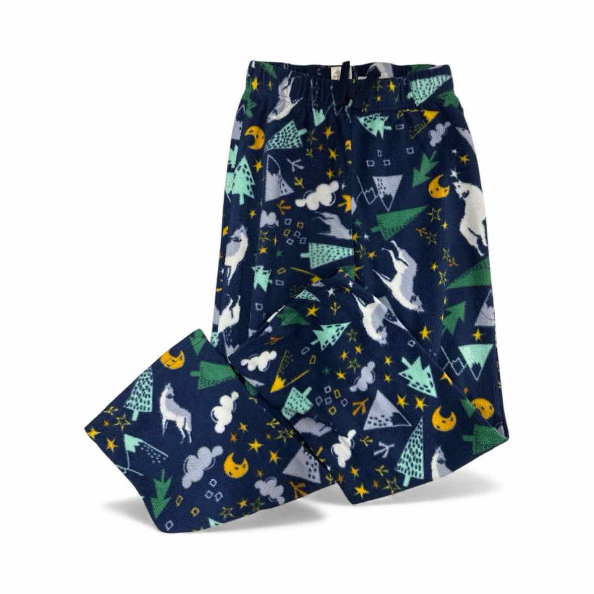 Eddie Bauer (B) Navy Print Youth Size 7-8 Boy's 1PCSleepwear