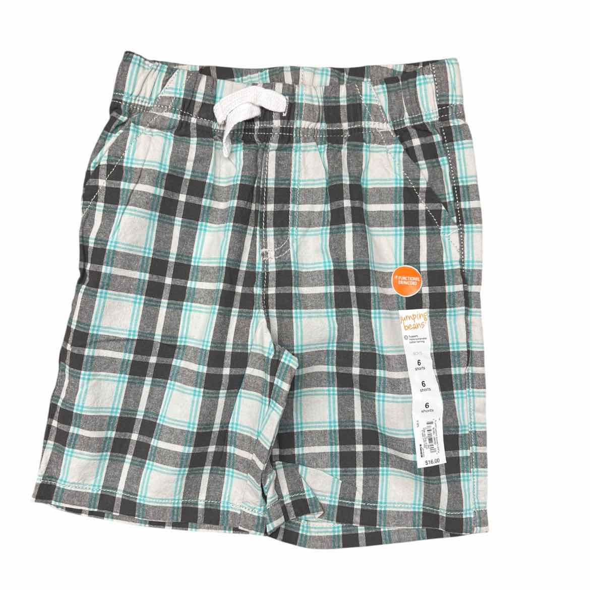 Jumping Beans (D) Plaid Youth Size 6 Boy's ShortBasic