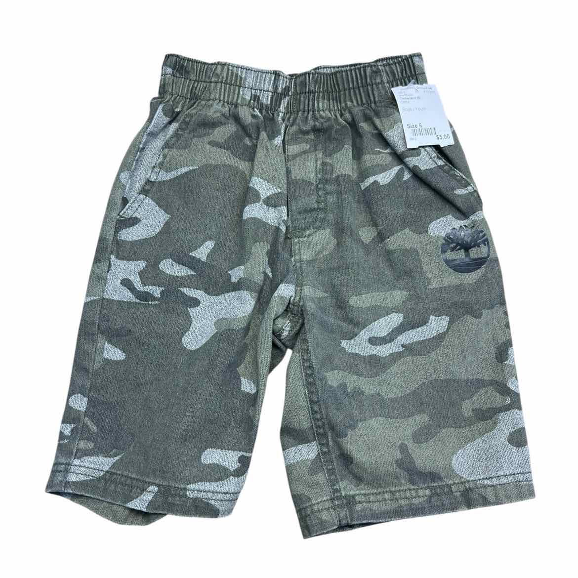 Timberland (B) Camo Youth Size 6 Boy's ShortBasic
