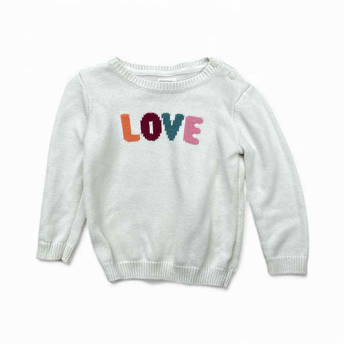 Gap (B) White Toddler Size 3T SweaterHeavy