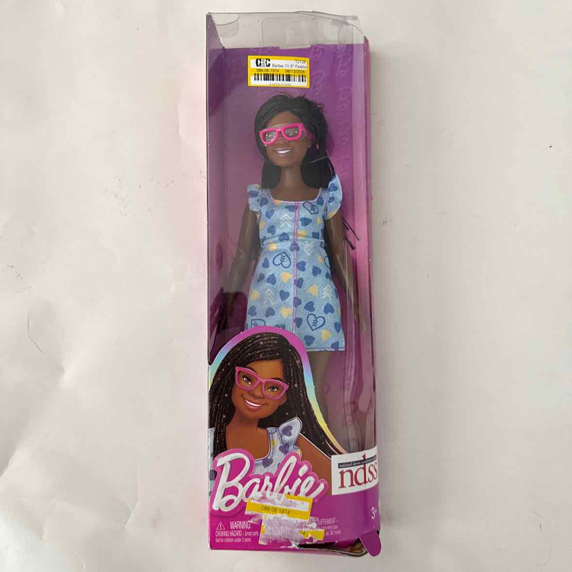 Barbie 11.5" Fashionistas Doll Black Hair/Brown Eyes
