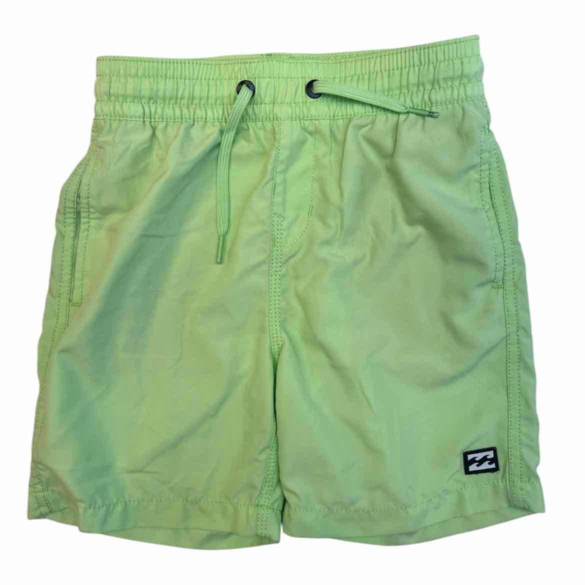 Billabong Kids (B) Green Toddler Size 5 Boy's SwimTrunks