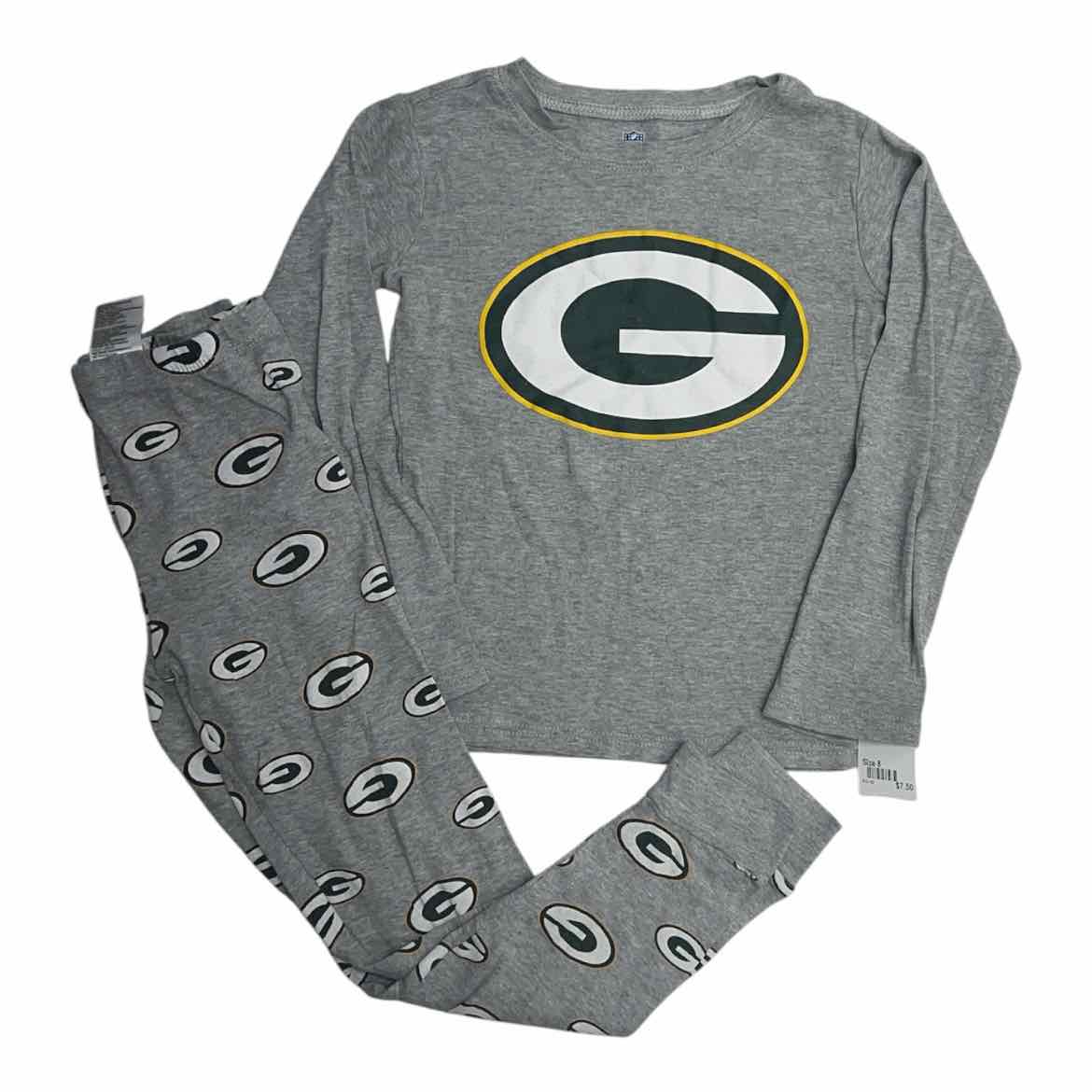 NFL (B) Grey Youth Size 8 Boy's 2PCSleepwear