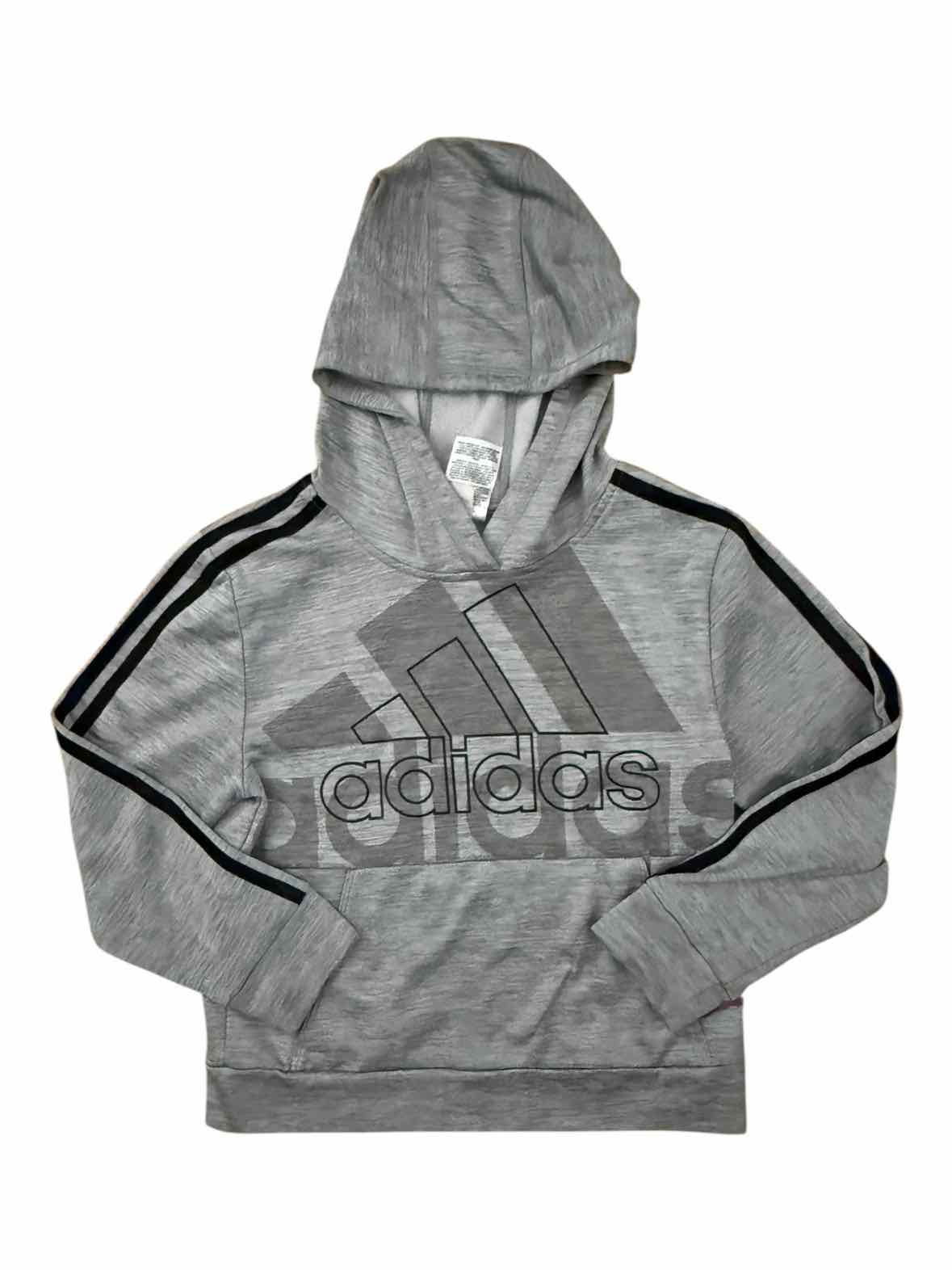 Adidas (B) Grey Youth Size 8 AthleticSweatshirt