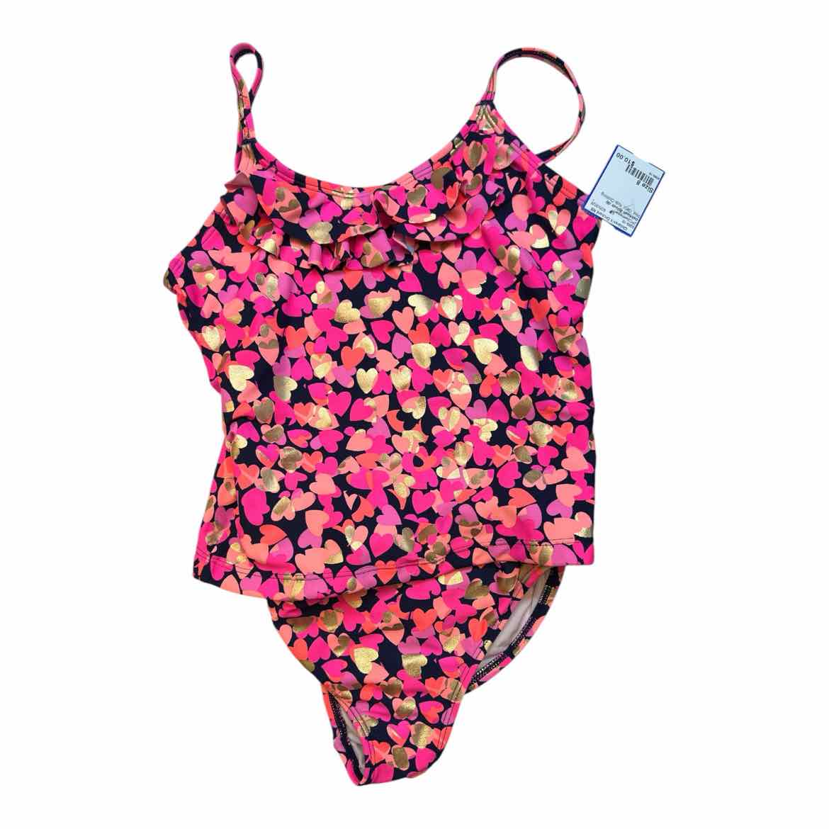 OshKosh BGosh (B) Pink Youth Size 8 Girl's 2PCSwimwear