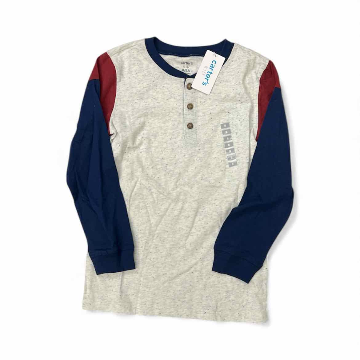 Carters (C) Beige Youth Size 8 LSTop