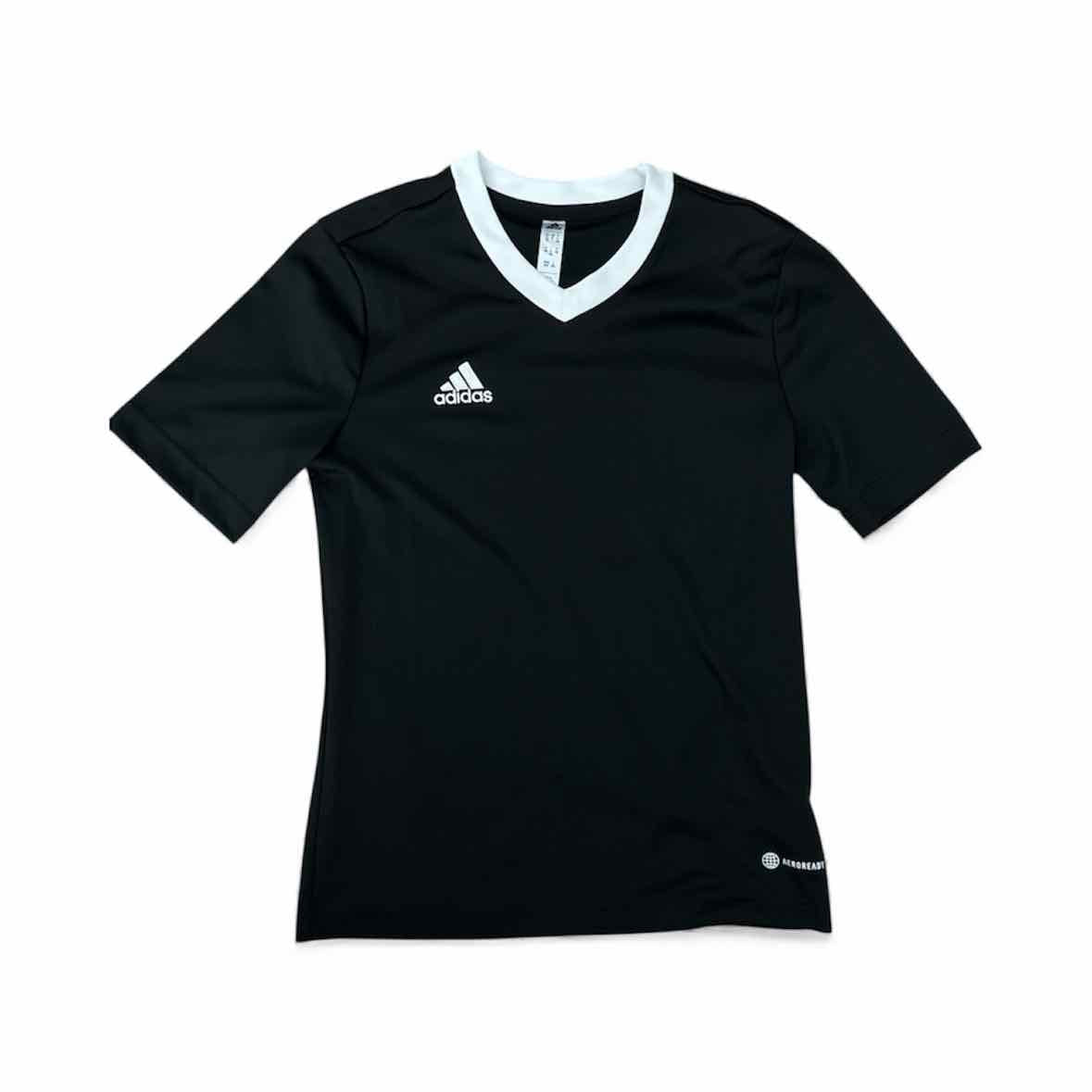 Adidas (B) Black Youth Size 10-12 AthleticTopSS