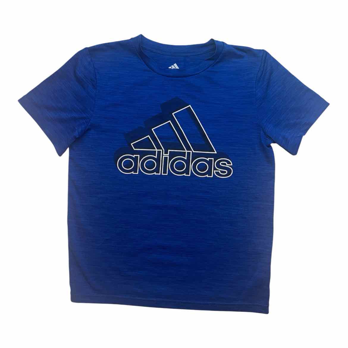 Adidas (B) Blue Youth Size 8 Boy's AthleticTopSS