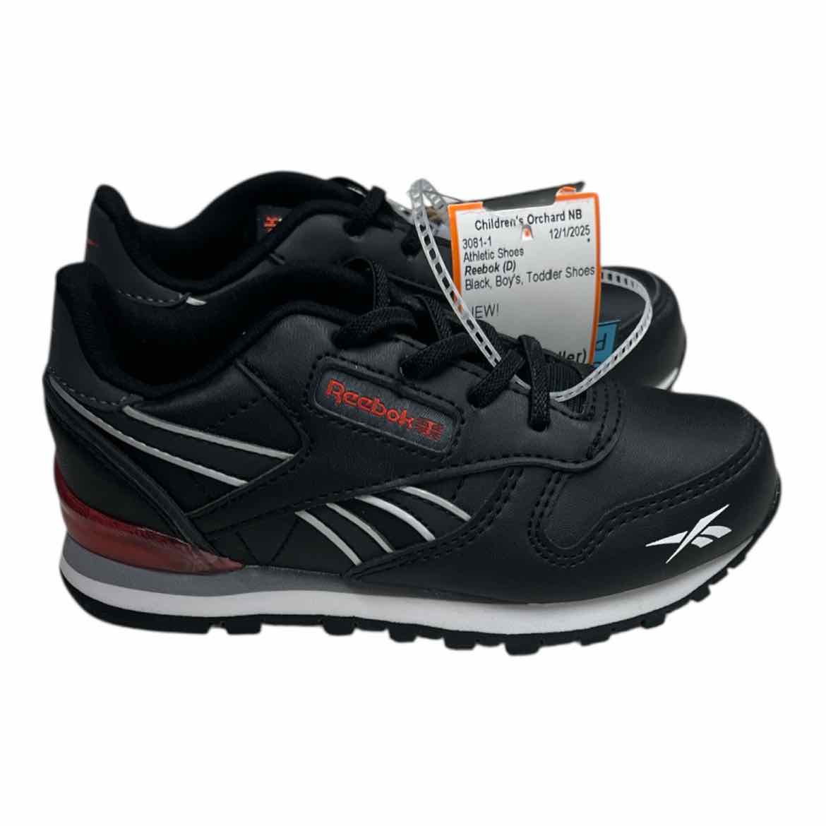 Reebok (D) Black Toddler Shoe Size 9 (Toddler) Boy's Athletic Shoes