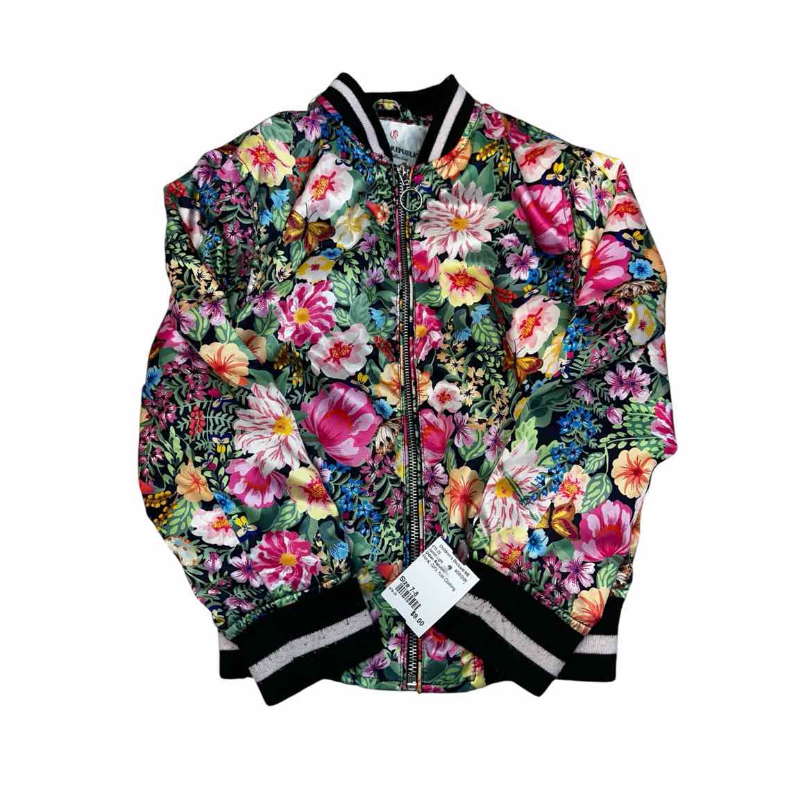 Urban Republic Floral Youth Size 7-8 Girl's Jacket Light