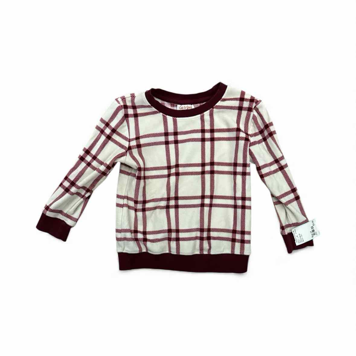 Cat and Jack (D) Maroon Toddler Size 3T Fleece
