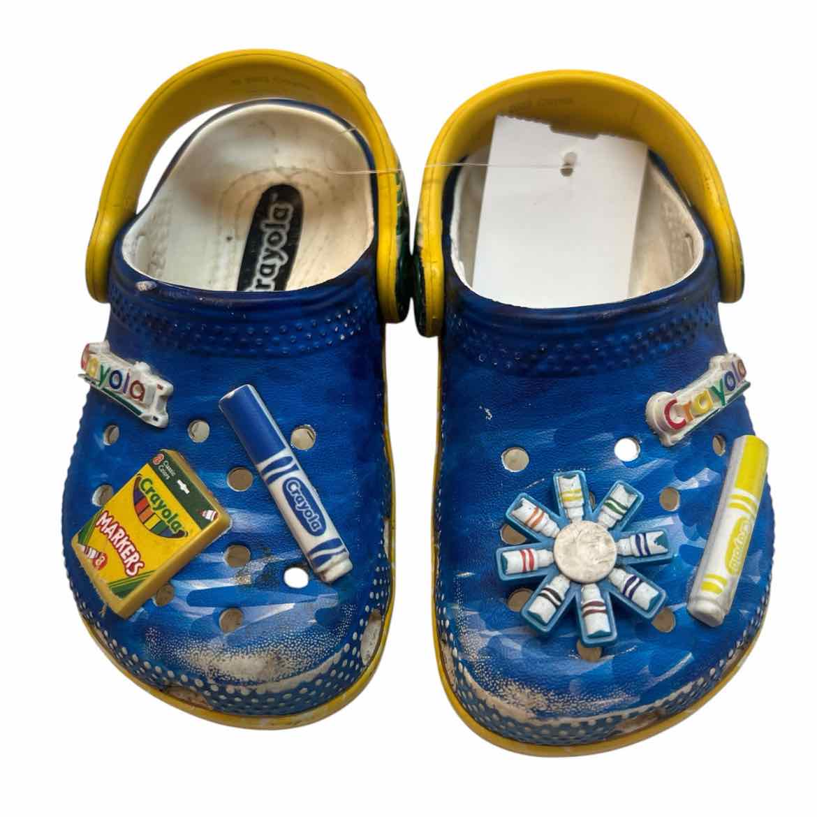 Crocs (B) Blue Toddler Shoe Size 7 (Toddler) Boy's Casual Shoes