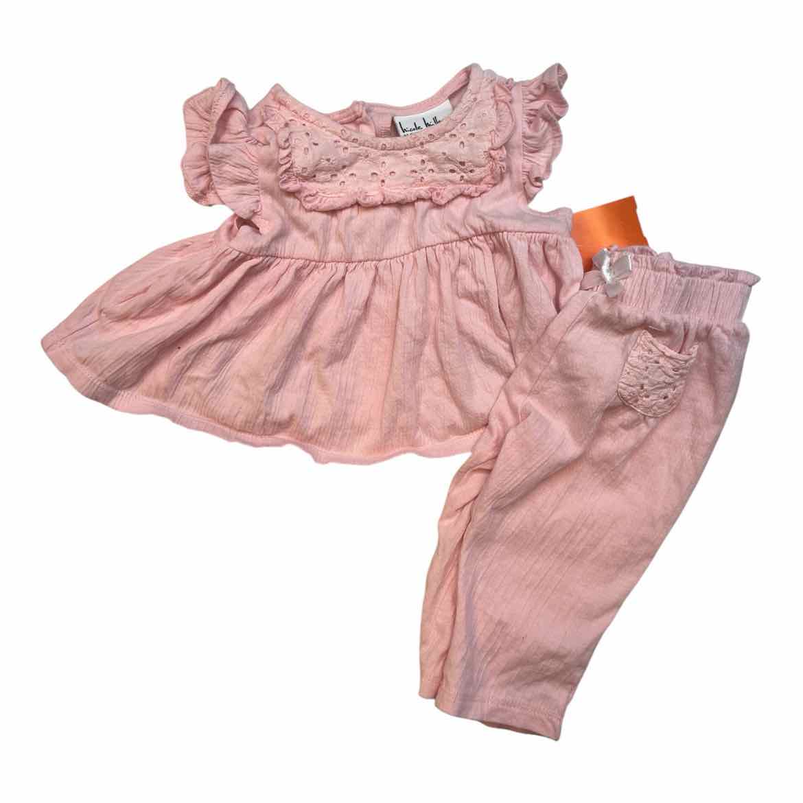 Nicole Miller (B) Pink Infant Size 6-9 MO Girl's 2PC Casual