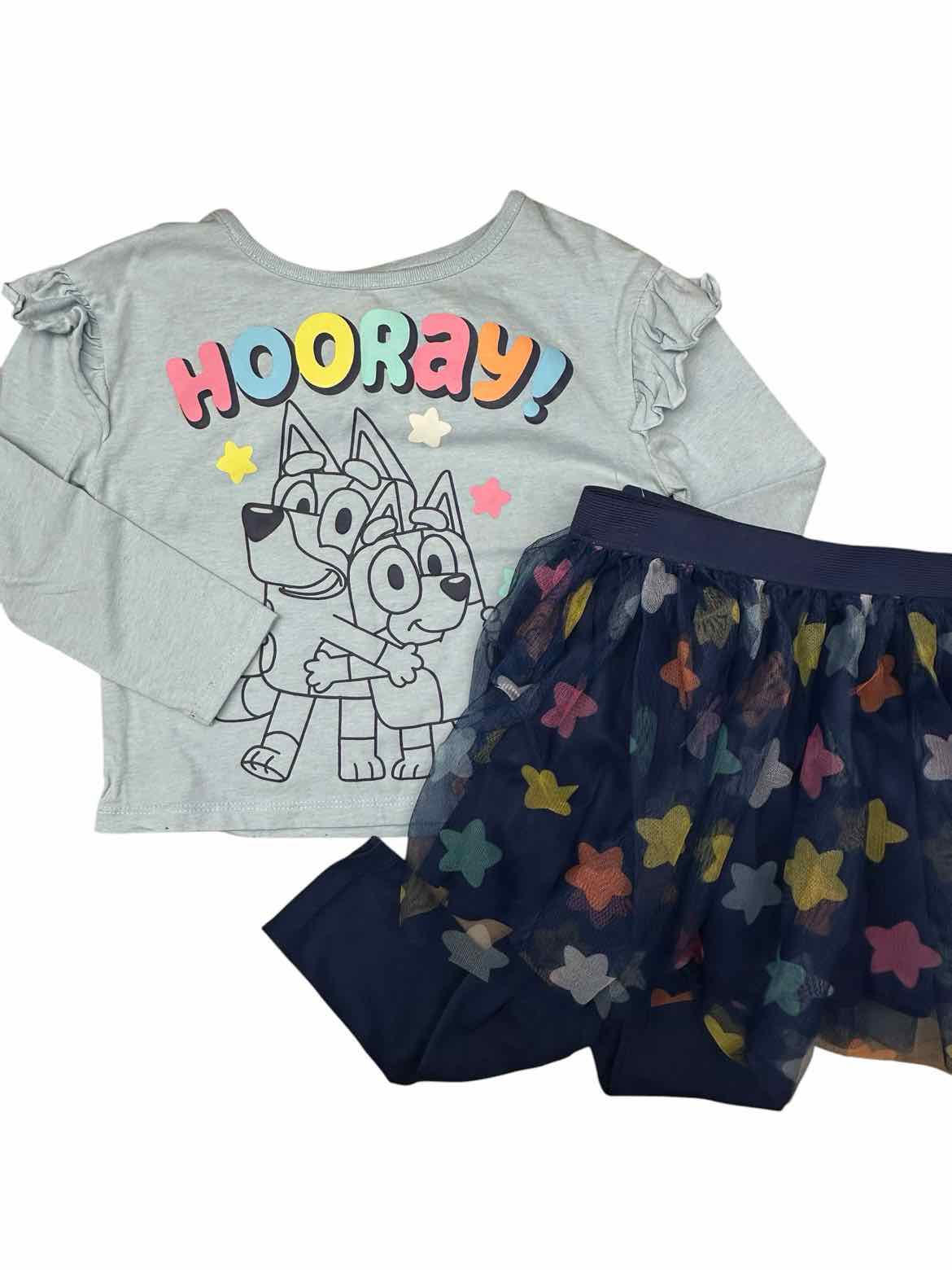 C Brand Blue Toddler Size 4T Girl's 3PCCasual