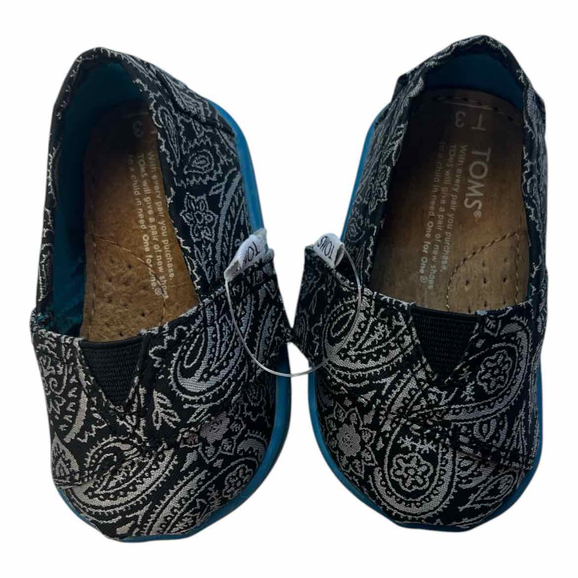 TOMS (B) Black Infant Shoe Size 3 (Infant) Girl's Casual Shoes
