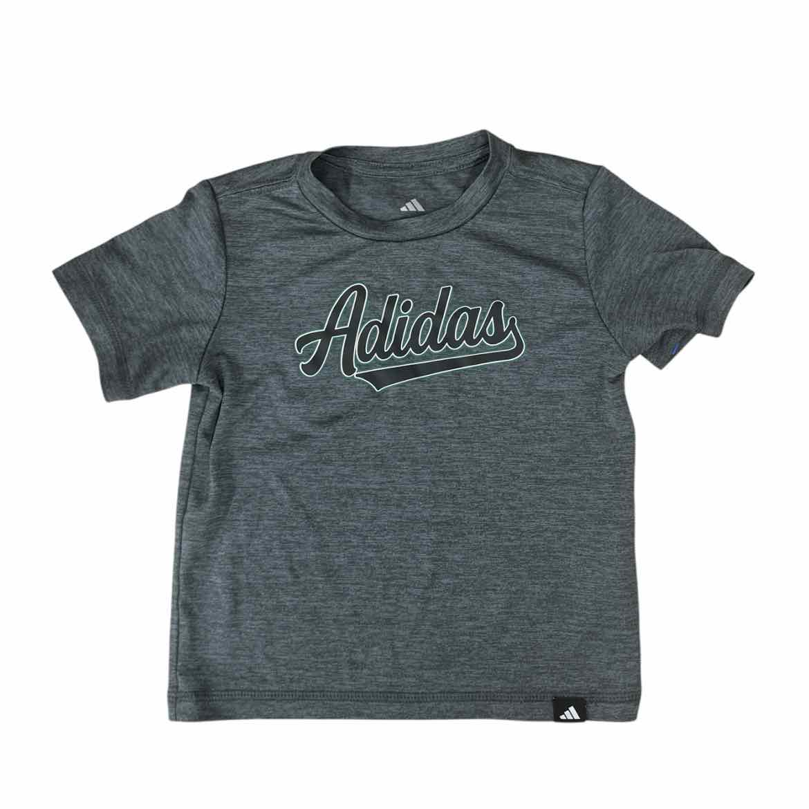 Adidas (B) Grey Toddler Size 2 Boy's AthleticTopSS
