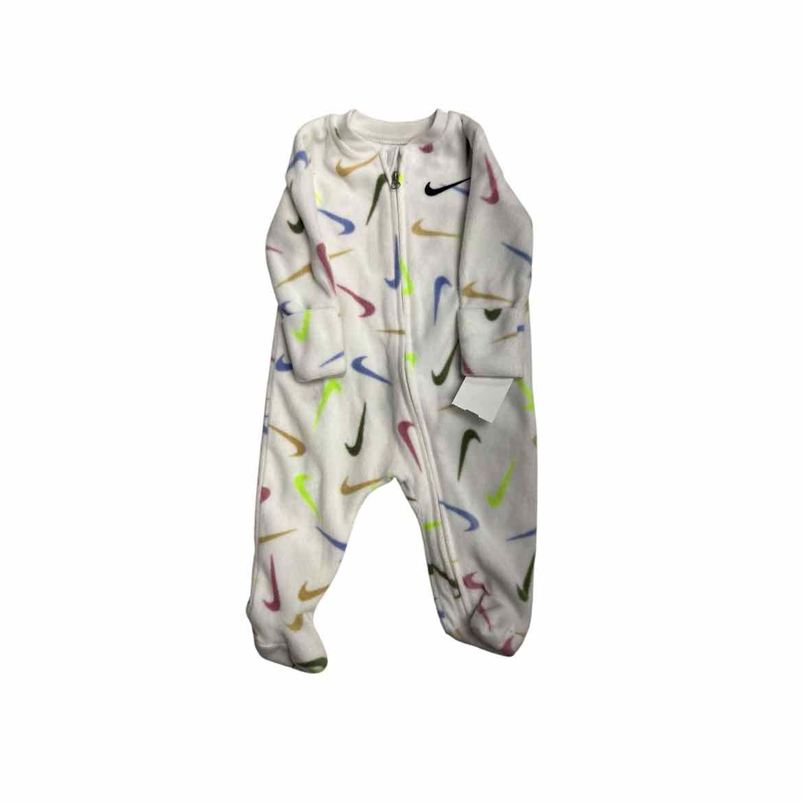 Nike (B) White Print Infant Size 3 MO Girl's 1PC Casual