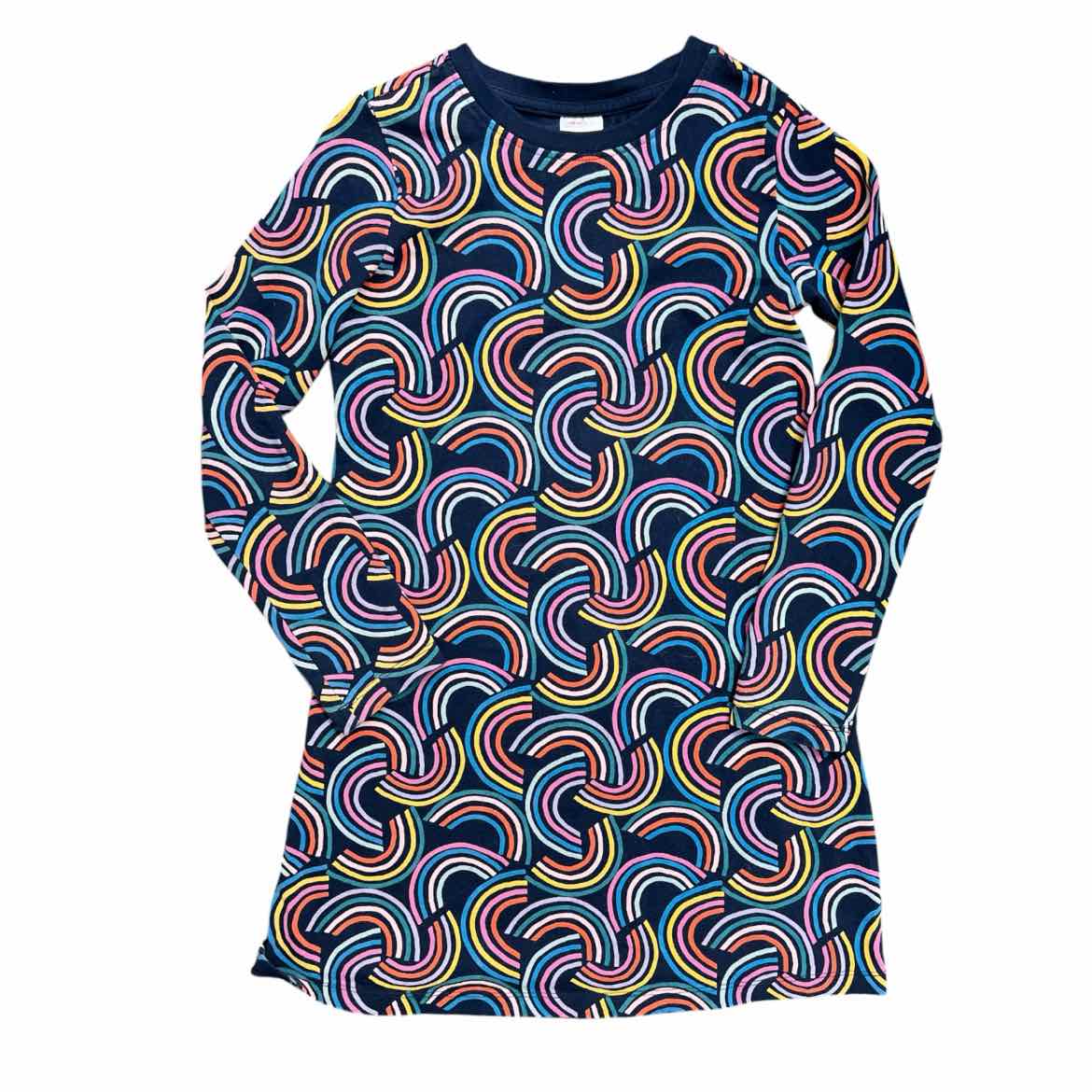 Hanna Andersson (A) Navy Print Youth Size 10 Girl's CasualDress
