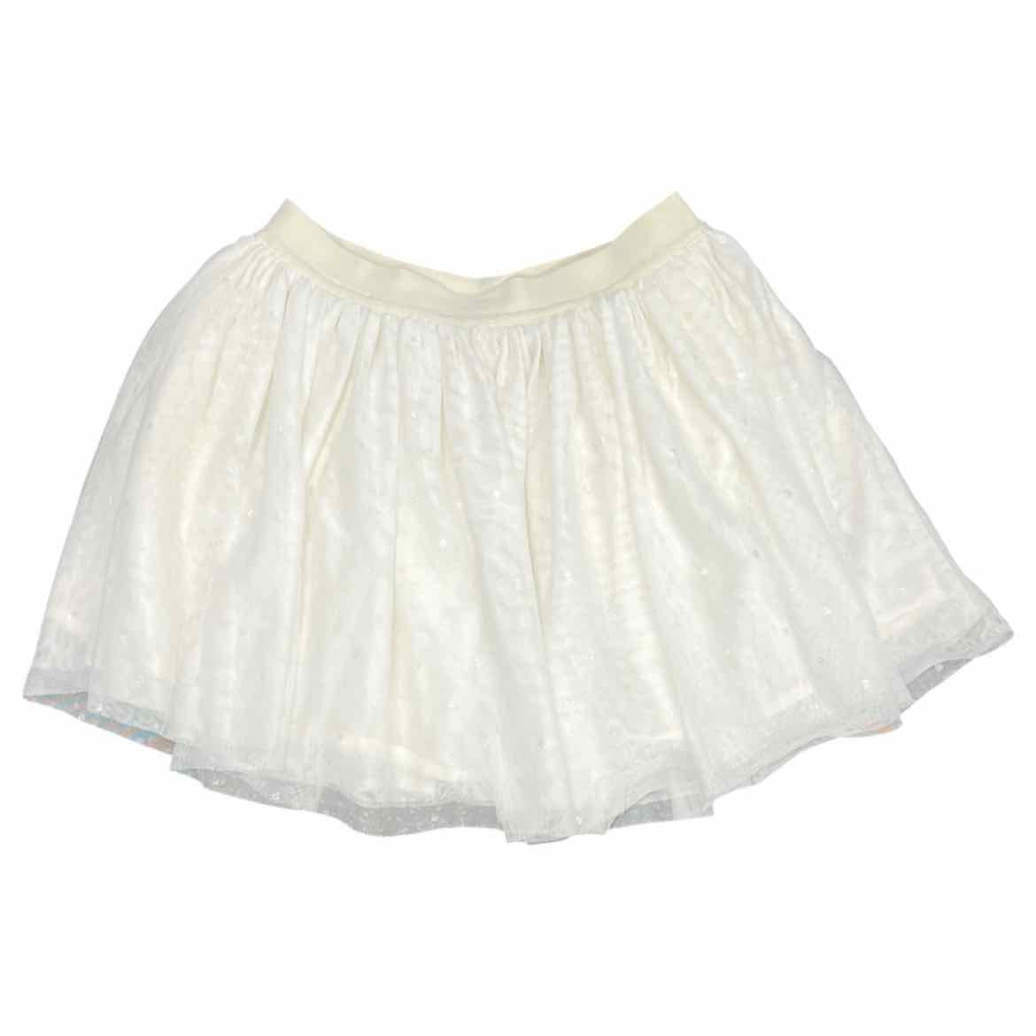 Gap (B) White Youth Size 8 Girl's SkirtCasual