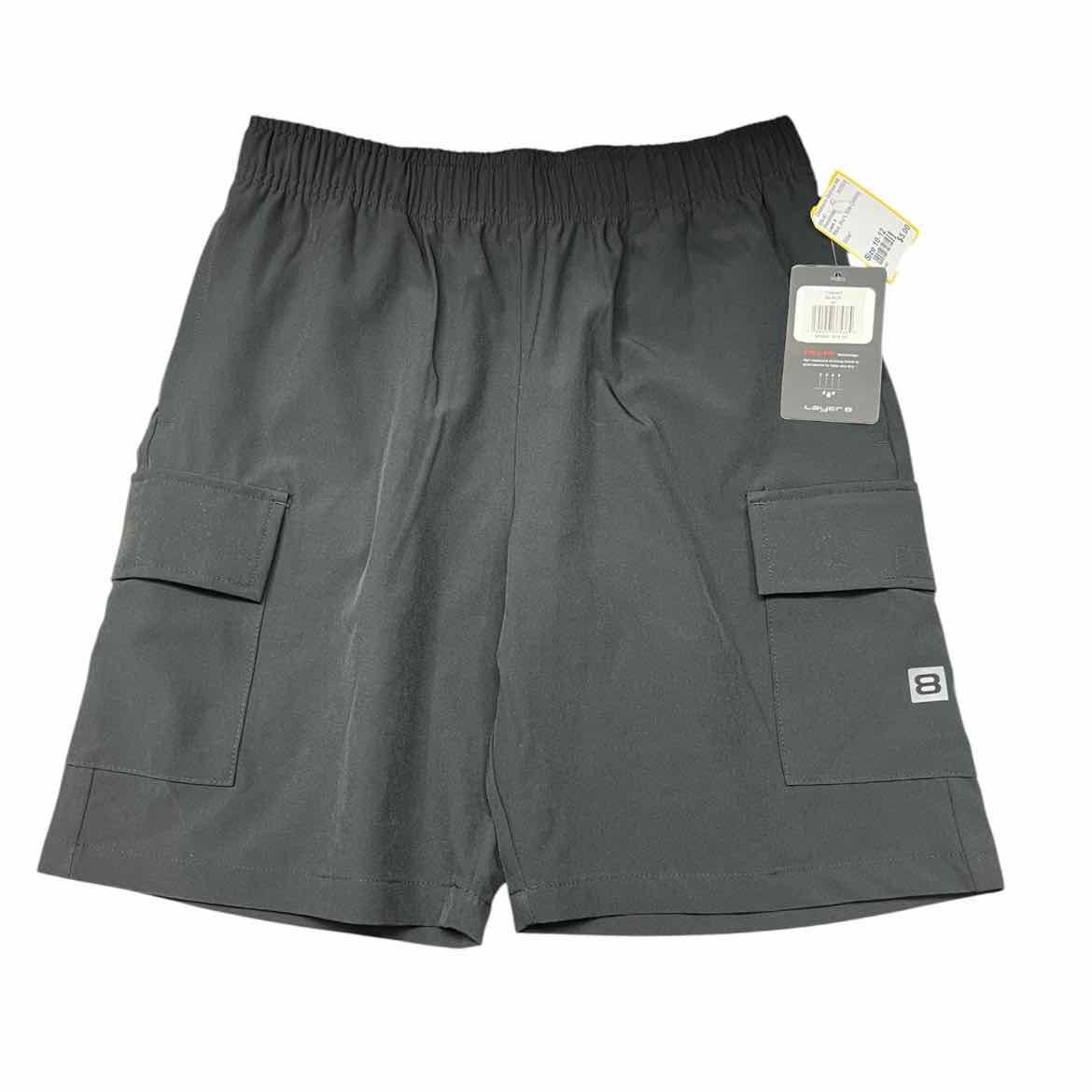 Layer 8 Black Youth Size 10-12 Boy's ShortAthletic