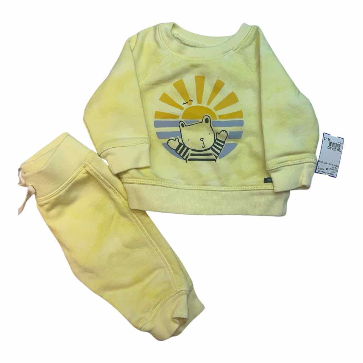 Gap (B) Yellow Infant Size 3-6 MO Boy's 2PC Casual
