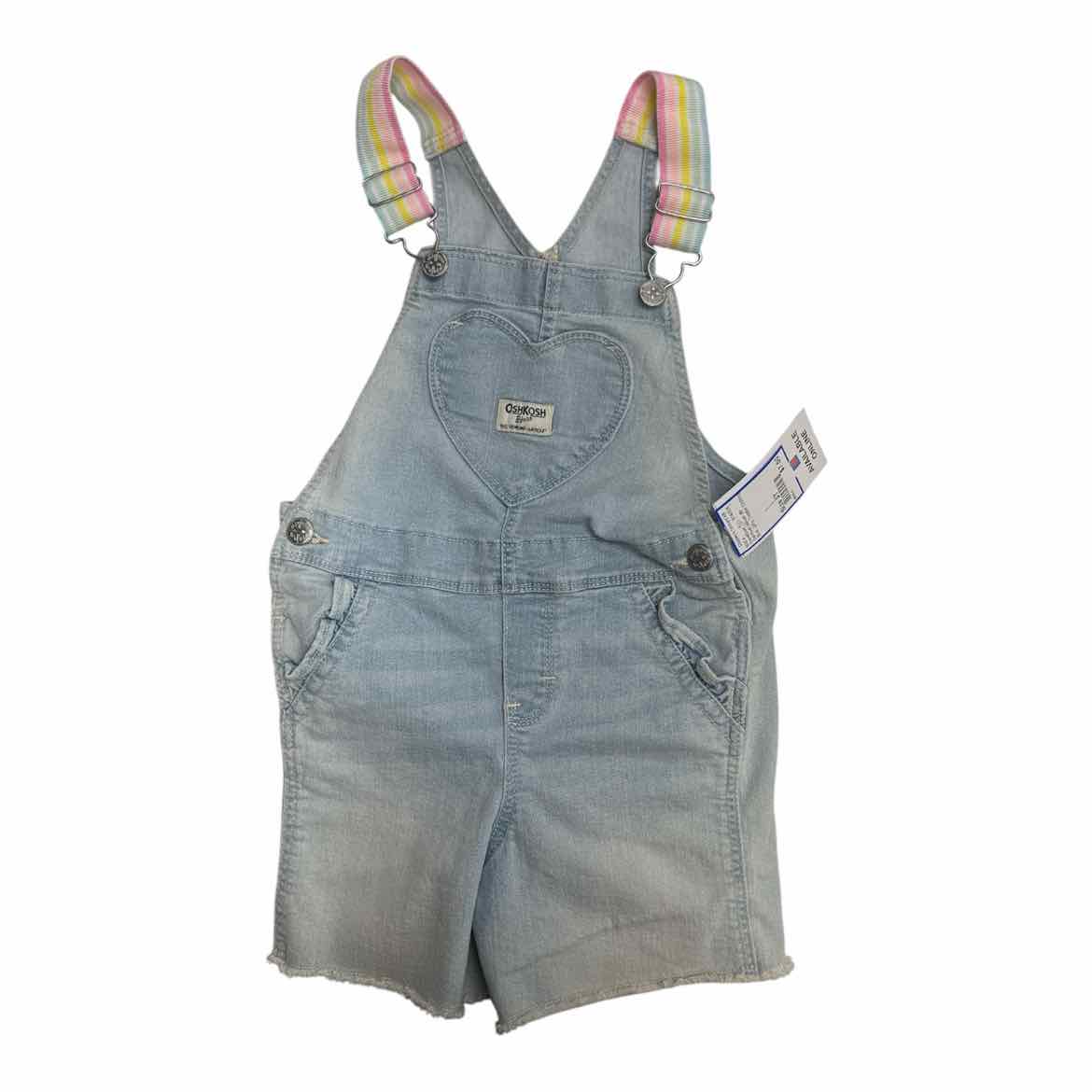 OshKosh BGosh (B) Blue Toddler Size 5T Girl's OverallShort