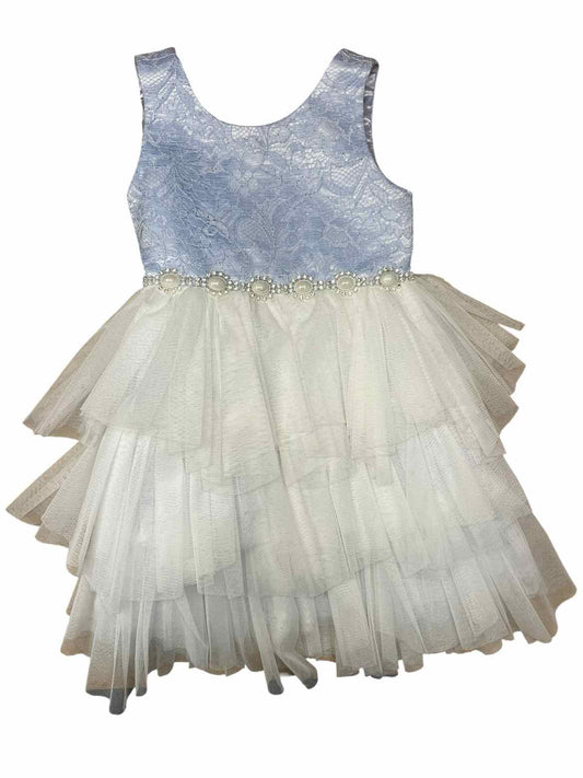 American Princess (A) Blue Toddler Size 3T FormalDress