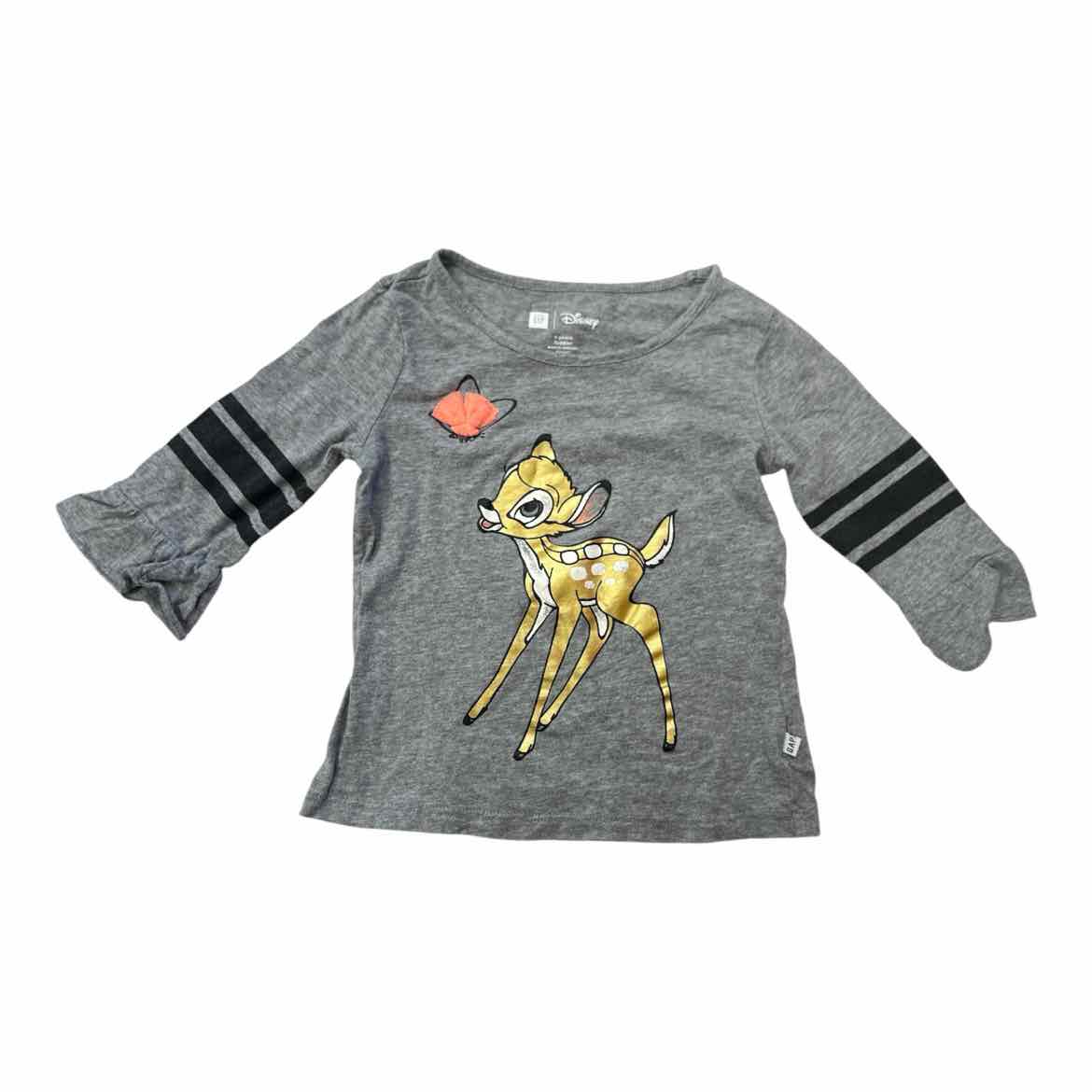 Gap (B) Grey Toddler Size 4T Girl's LSTopBasic
