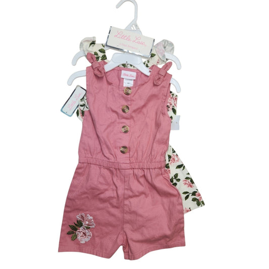 Little Lass (D) Pink Toddler Size 4 Girl's 2PCCasual