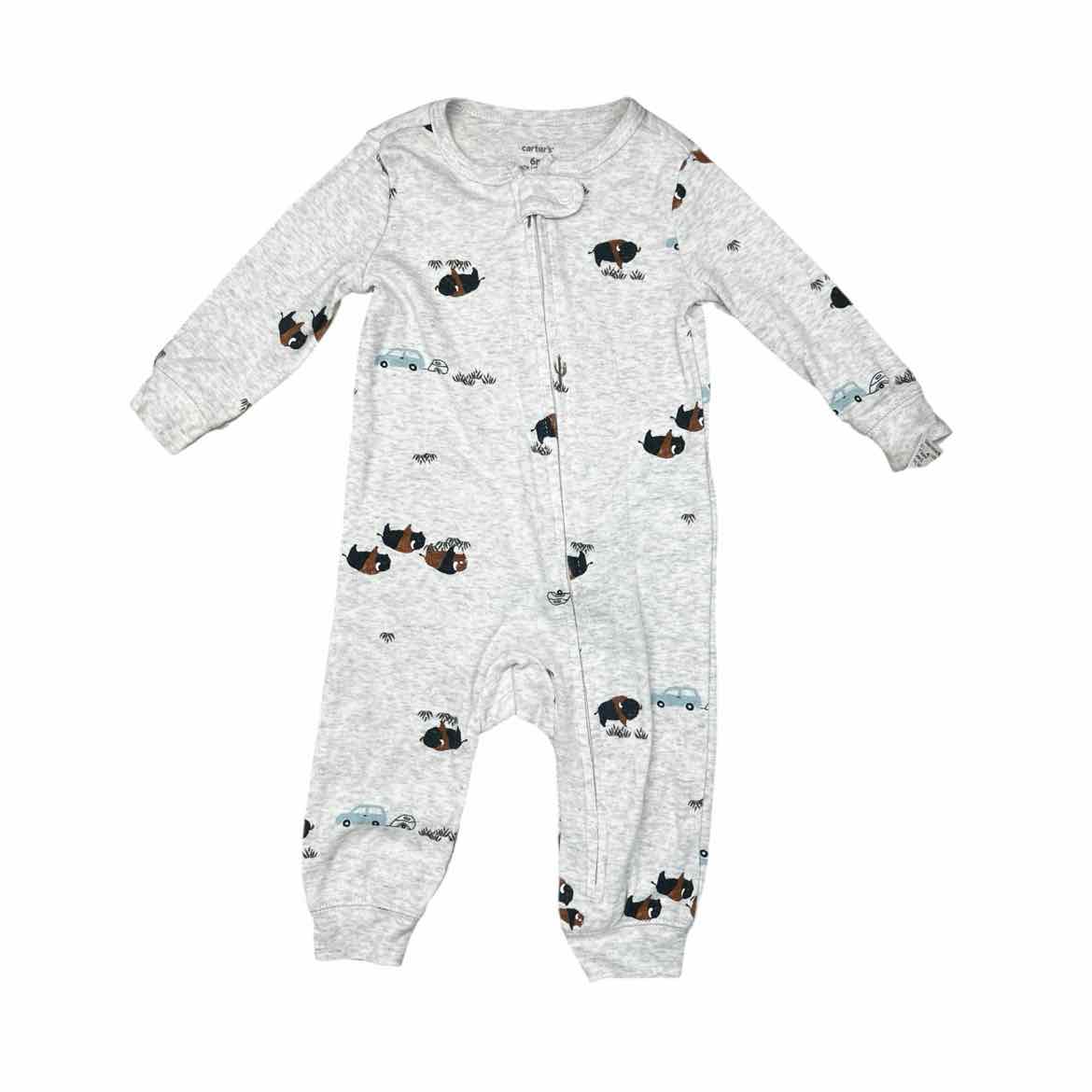 Carters (C) Grey Infant Size 6 MO Boy's 1PCSleepwear