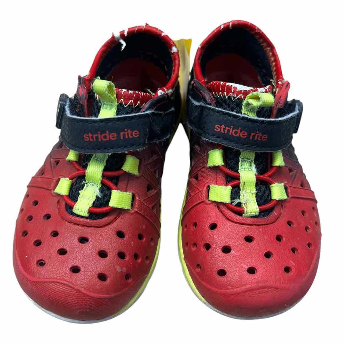 Stride Rite (B) Red Toddler Shoe Size 6-7 (Toddler) Boy's Casual Shoes