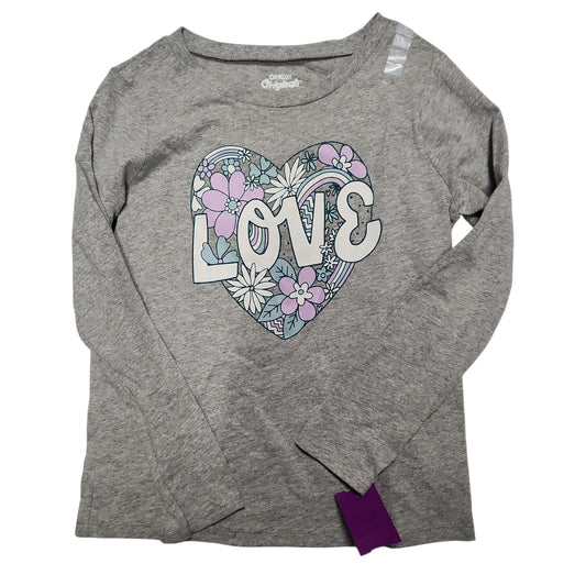 OshKosh BGosh (B) Grey Youth Size 8 LSTopBasic