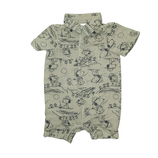 Hanna Andersson (A) Green Infant Size 18-24 MO Boy's CasualRomper