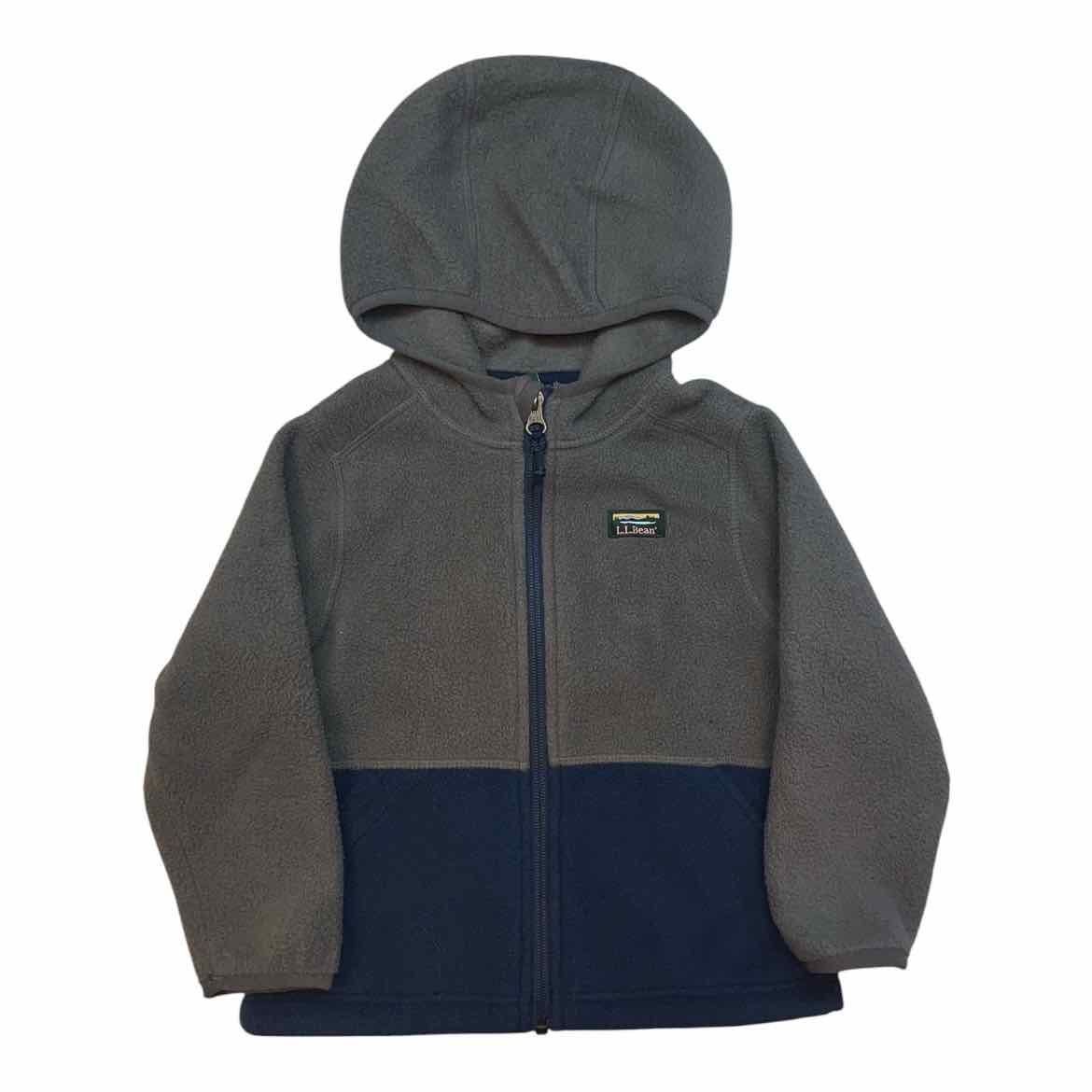 L.L. Bean (B) Grey Toddler Size 3 Boy's Jacket Fleece