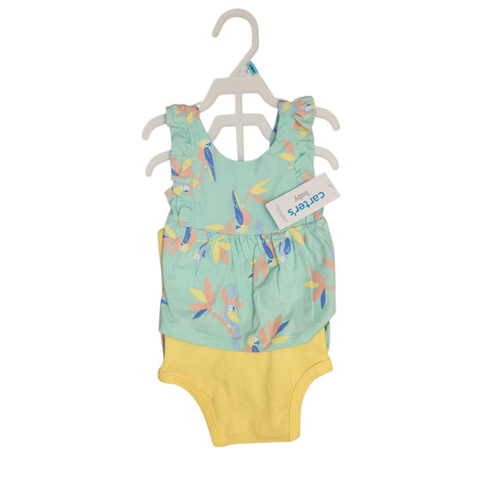 Carters (C) Teal Infant Size 6 MO Girl's 3PC Casual
