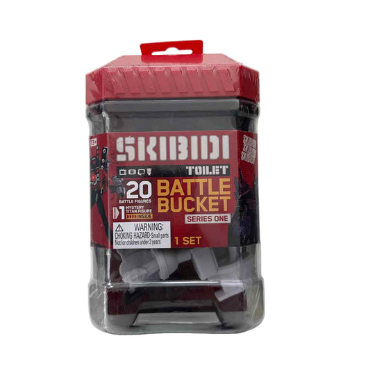 Skibidi Toilet Battle Action Figure Bucket