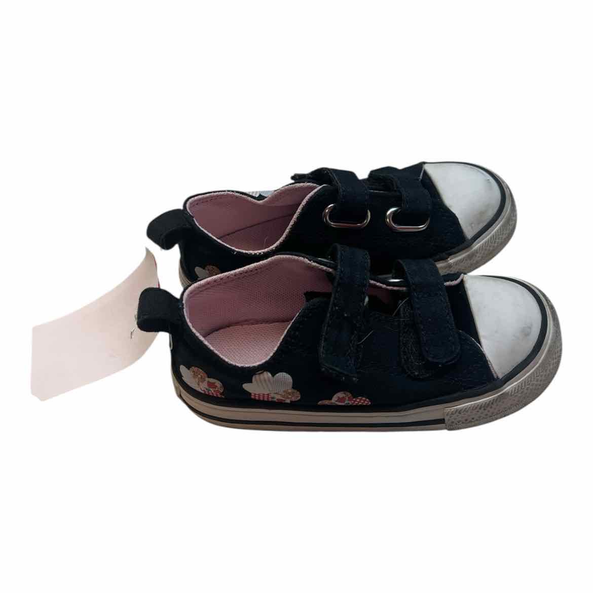 Converse All Star (B) Black Toddler Shoe Size 8 (Toddler) Girl's Casual Shoes