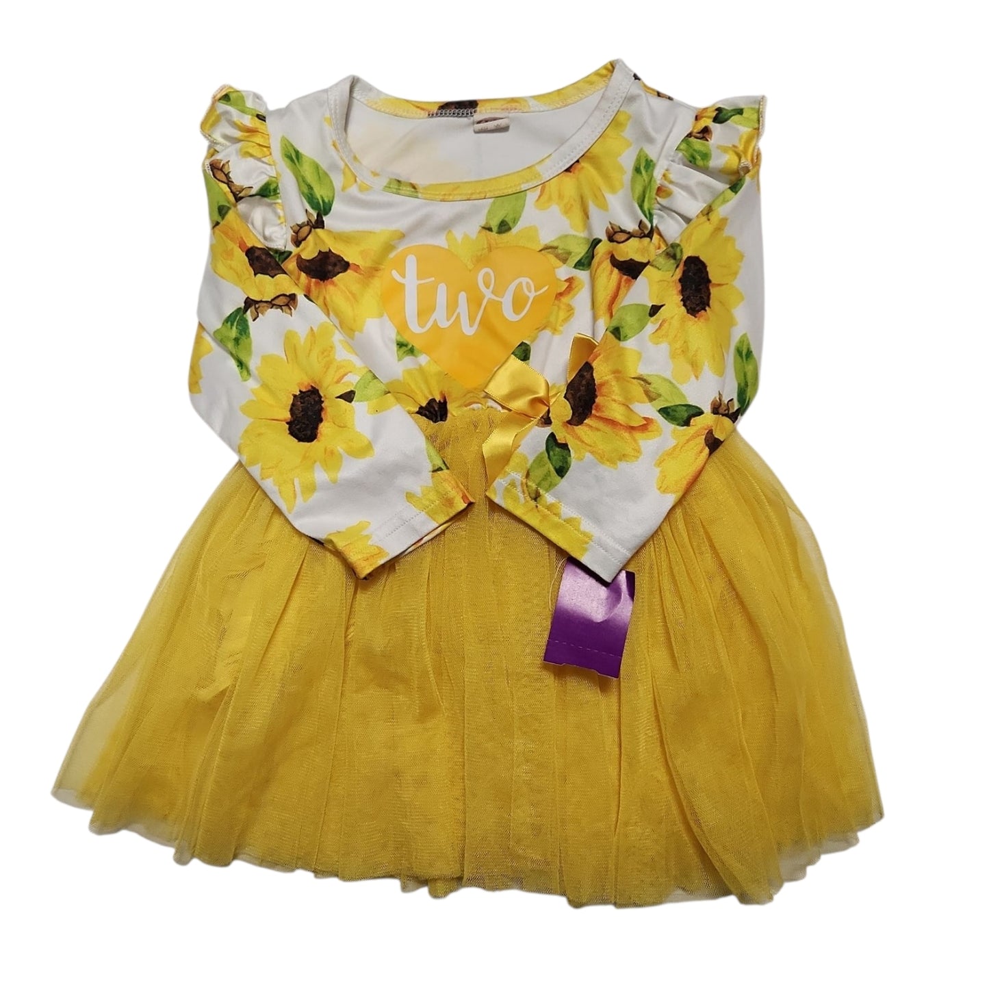 C Brand Yellow Infant Size 24 MO CasualDress